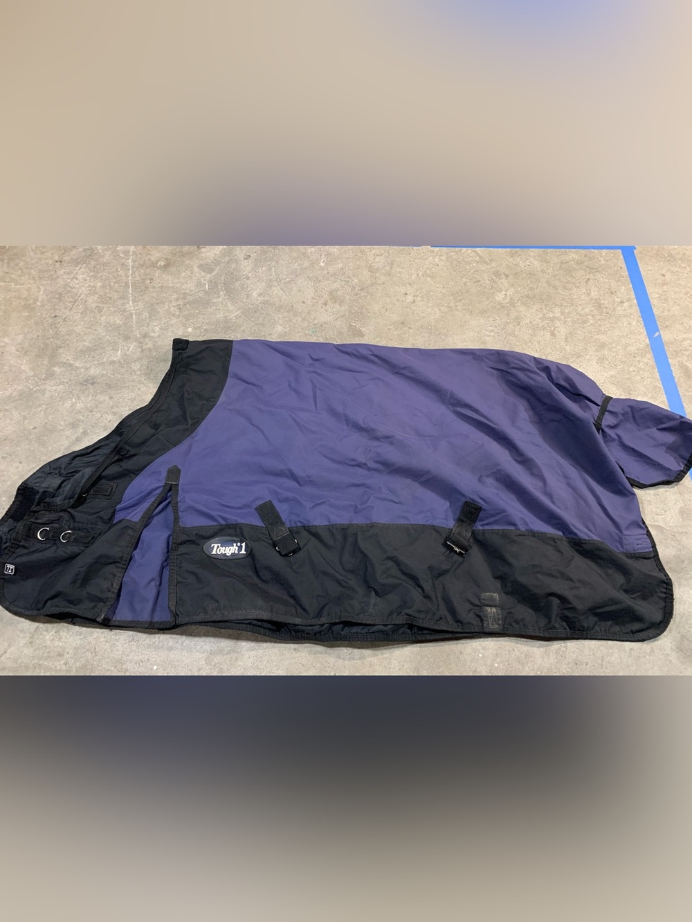 72” - Tough One Horse/Pony Turnout Sheet Navy Blue - no fill